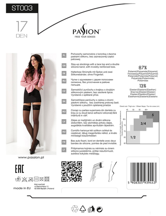 картинка Чулки с кружевной резинкой, красные, размер 1/2 от магазина ErosMania