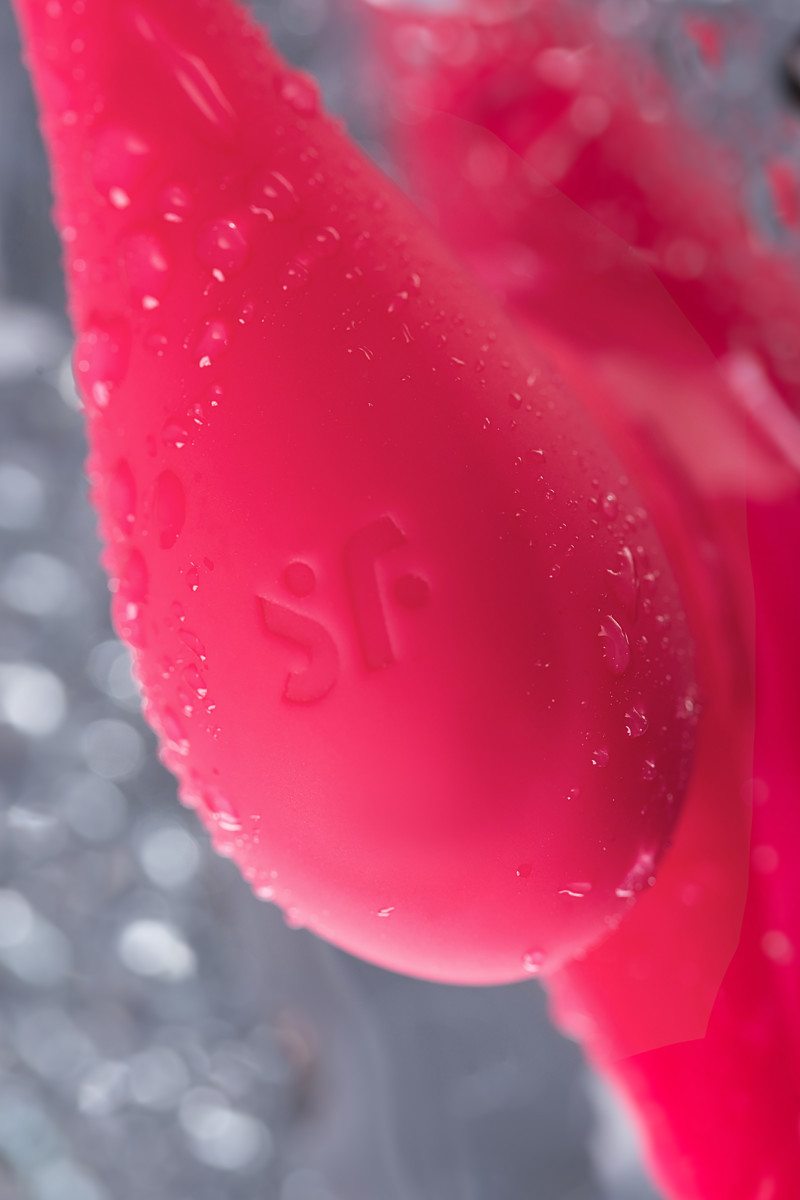 картинка Набор вагинальных шариков Satisfyer YONI, силикон, красный, Ø 2 см. от магазина ErosMania