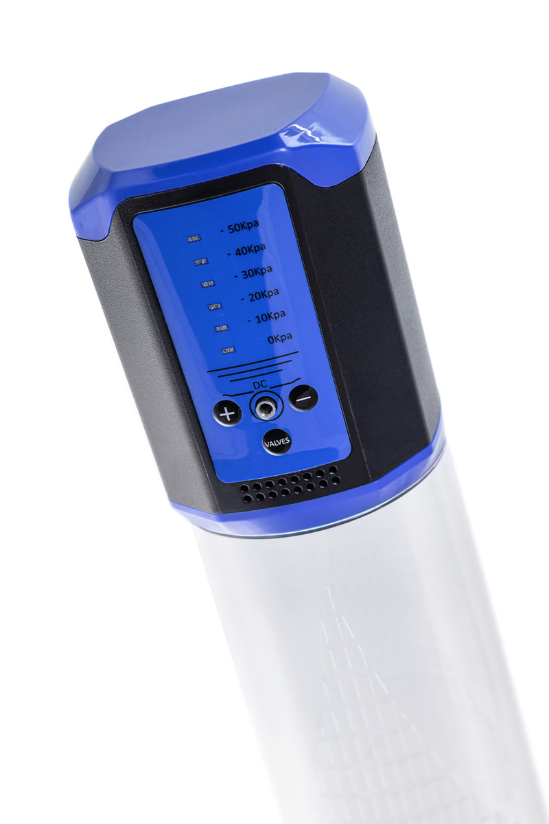 картинка Автоматическая помпа для пениса Sexus Men Expert Ragnar, ABS-пластик, синяя, 29 см от магазина ErosMania