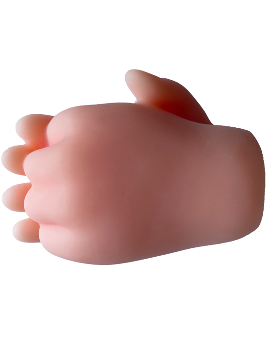 картинка Мастурбатор вагина+кулачок, телесный, 80x75x125 мм от магазина ErosMania