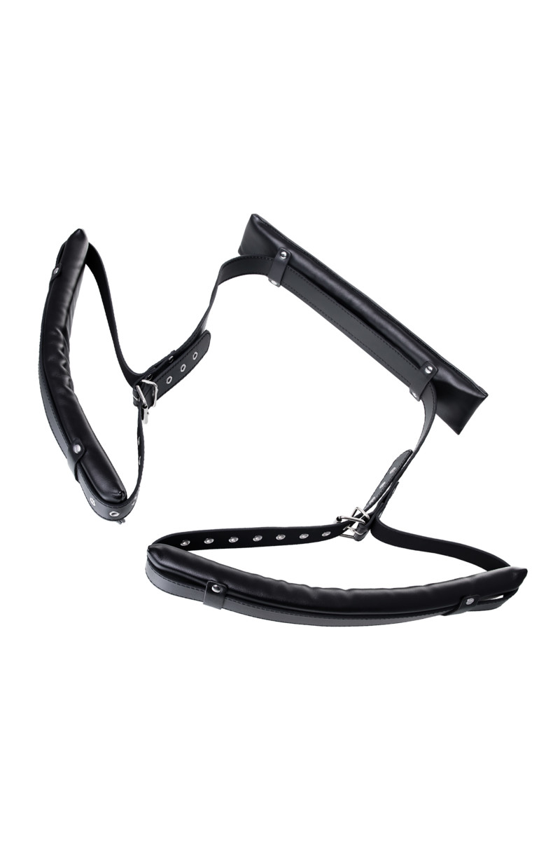 картинка Стропа фиксирующая Anonymo, PU кожа, черная, 145 см от магазина ErosMania