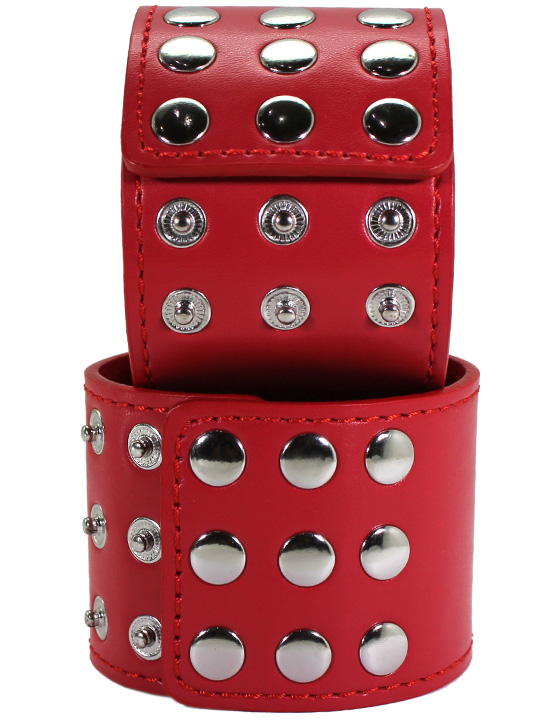 картинка Наручники, с фиксацией, красные от магазина ErosMania