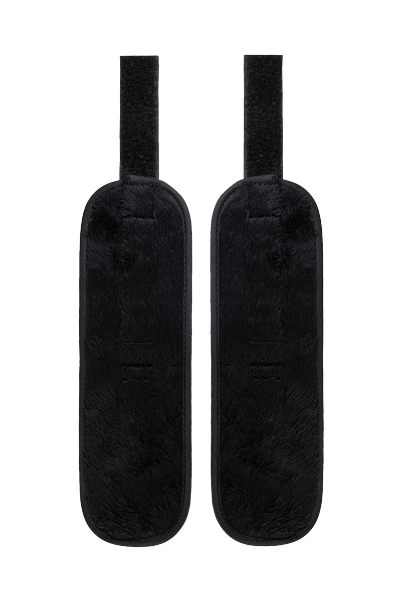 картинка Фиксаторы для рук Anonymo, полиэстер, серебряные, 23 см от магазина ErosMania