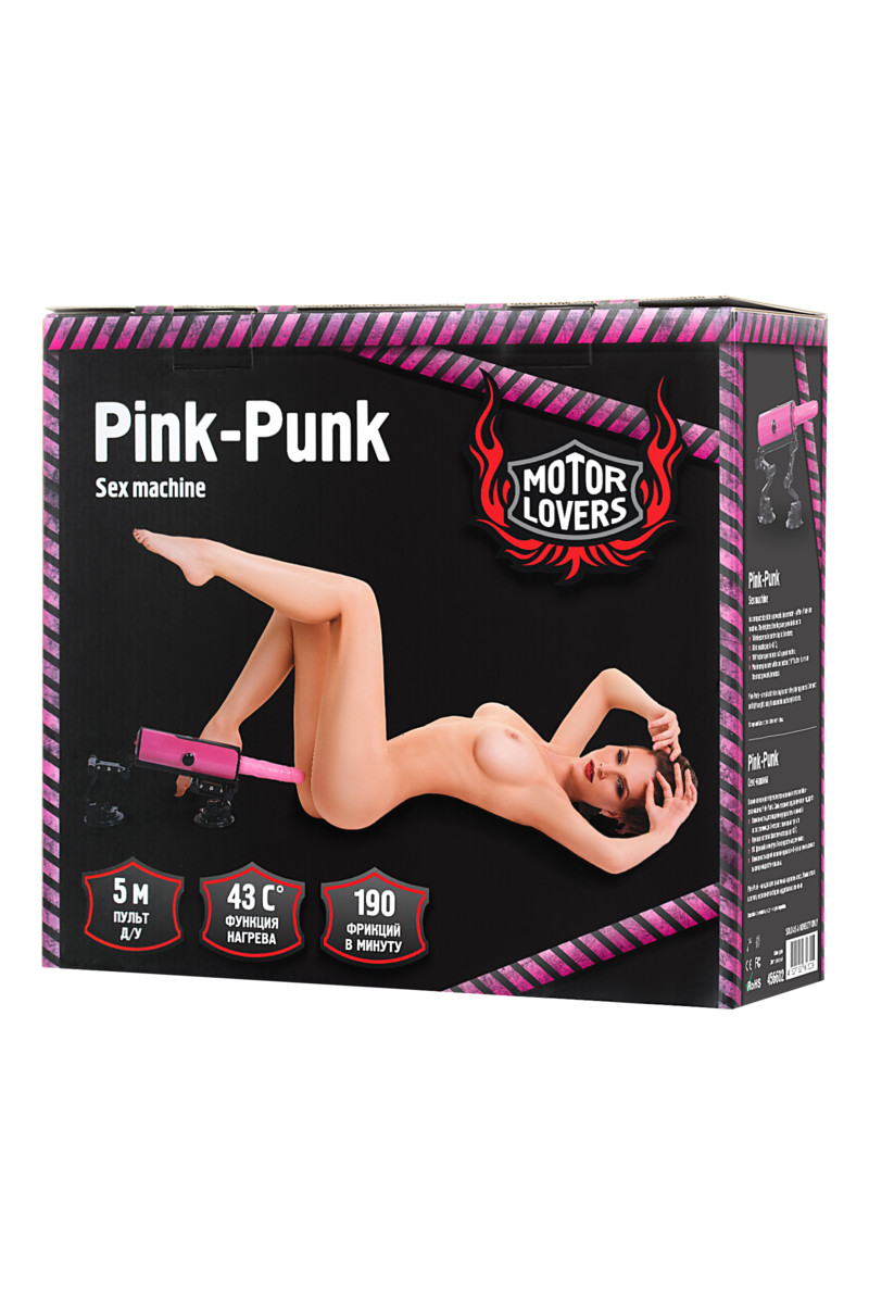 картинка Секс-машина Pink-Punk, MotorLovers, ABS, розовый, 36 см от магазина ErosMania