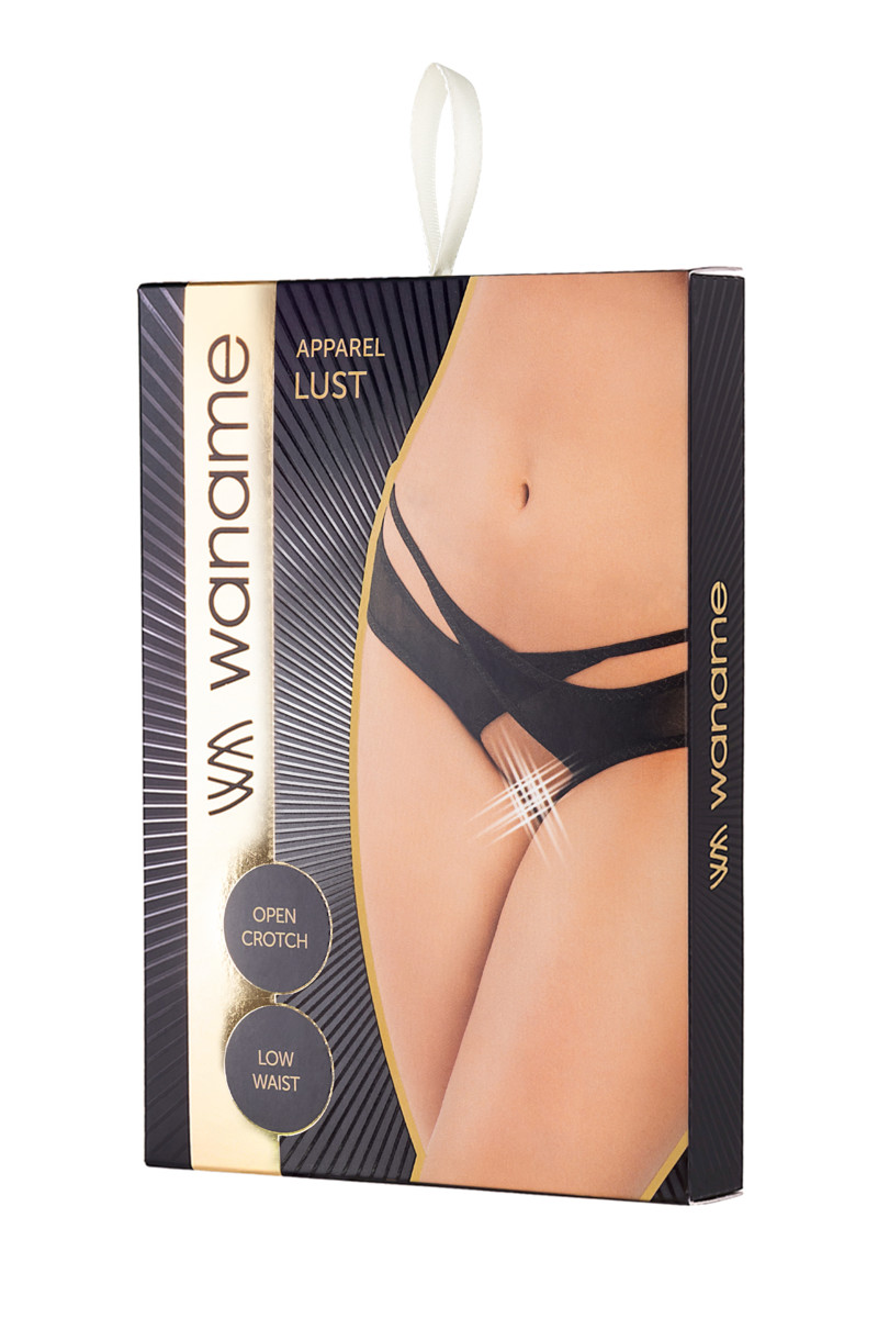 картинка Эротические трусики Waname Lust черные (50-52) от магазина ErosMania