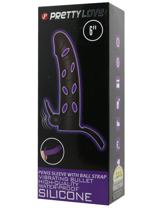 картинка Насадка с вибрацией и дополнительной стимуляцией, 152 мм от магазина ErosMania