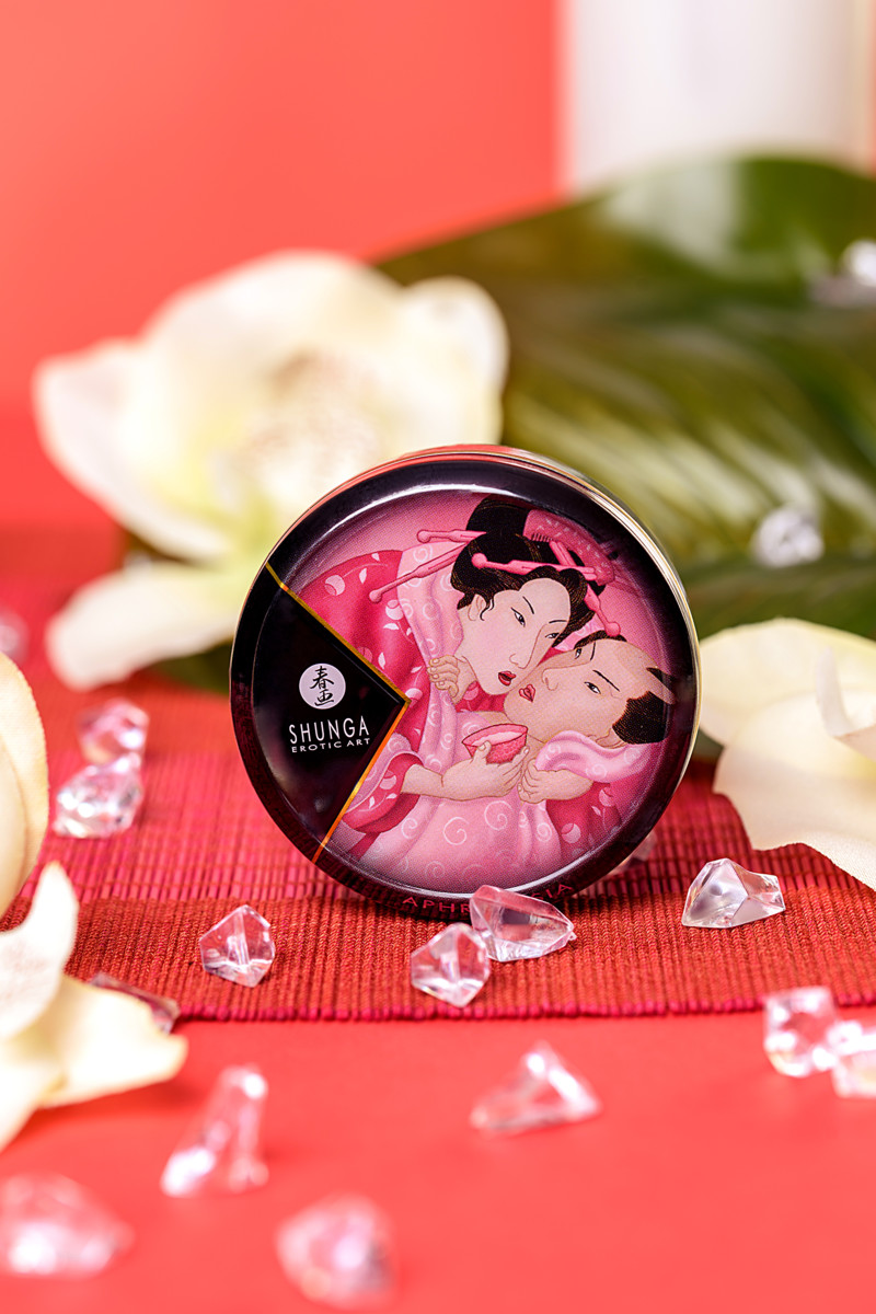 картинка Массажное аромамасло Shunga Aphrodisia, роза, 30 мл от магазина ErosMania