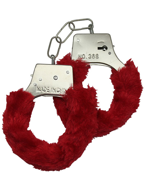 картинка Наручники с мехом, красные от магазина ErosMania
