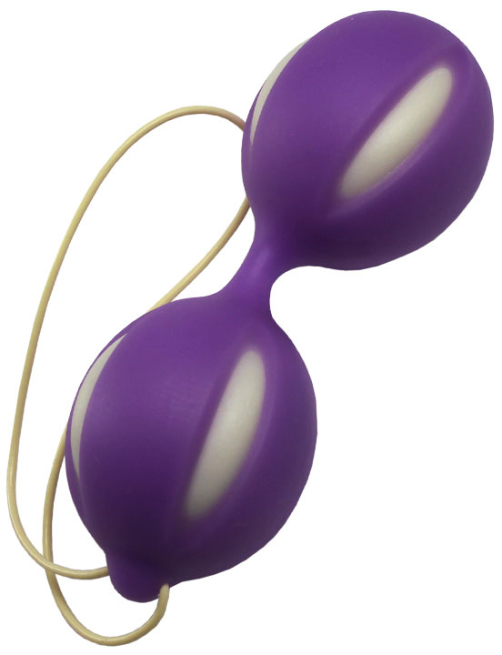 картинка Шарики вагинальные, сиреневые, диаметр 35 мм от магазина ErosMania