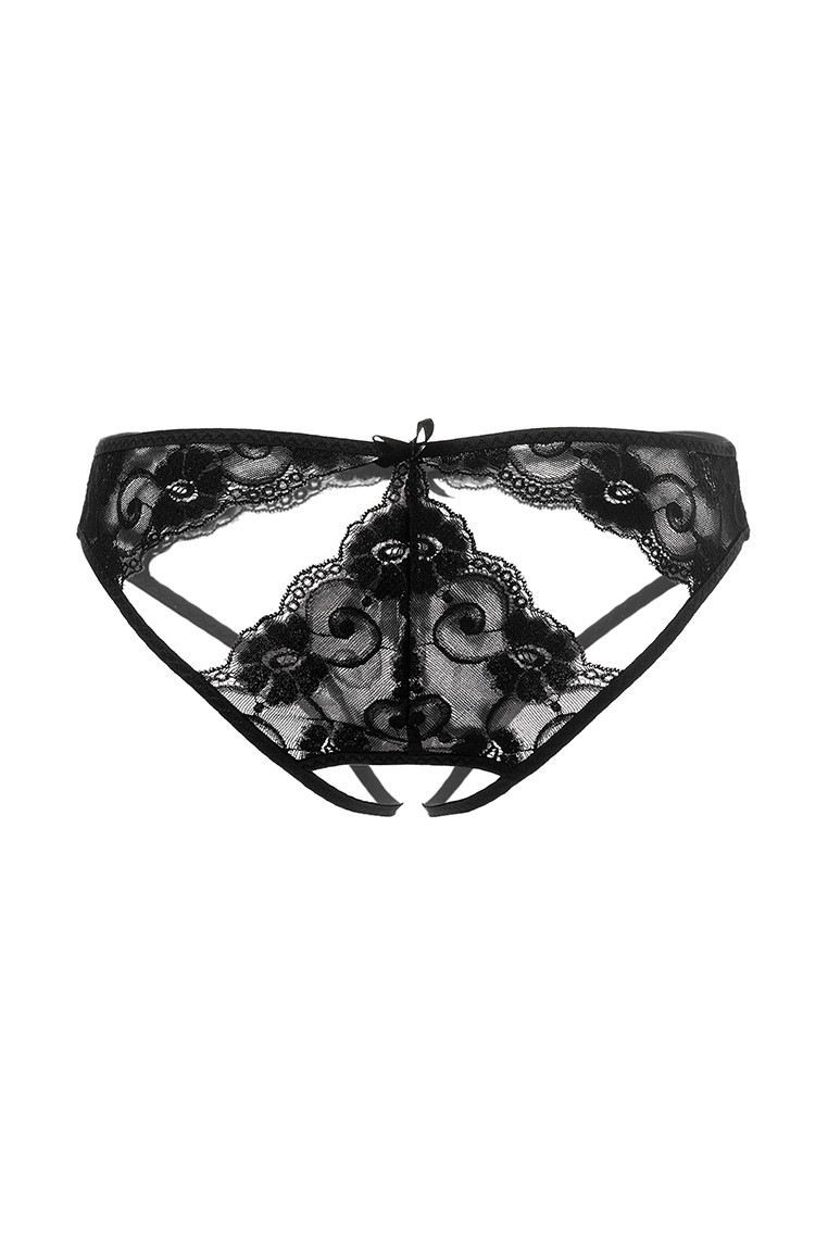 картинка Эротические трусики Erolanta Melissa, черный (42-44) от магазина ErosMania
