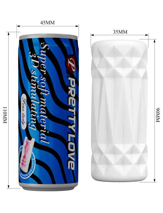 картинка Мастурбатор компактный Fine Lady в банке от магазина ErosMania