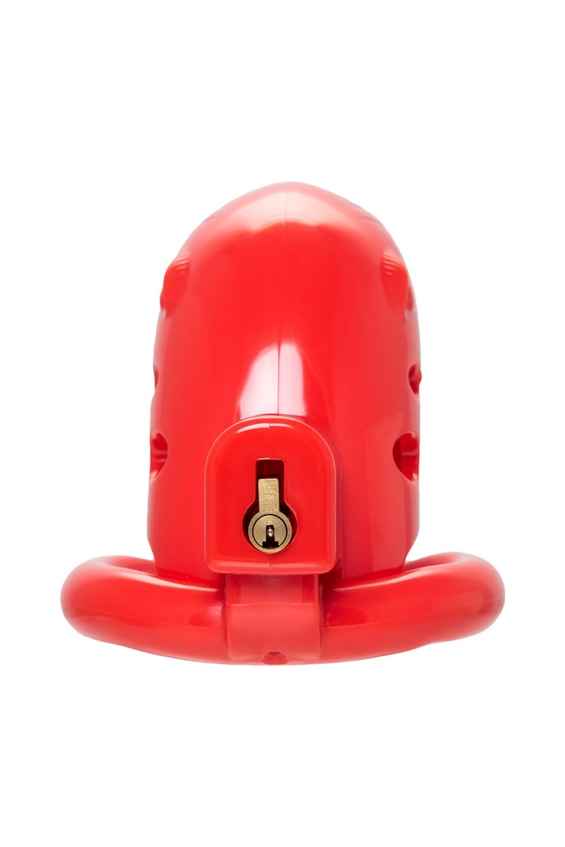 картинка Пояс верности мужской Black&Red by TOYFA, ABS пластик, красный, 10 см от магазина ErosMania