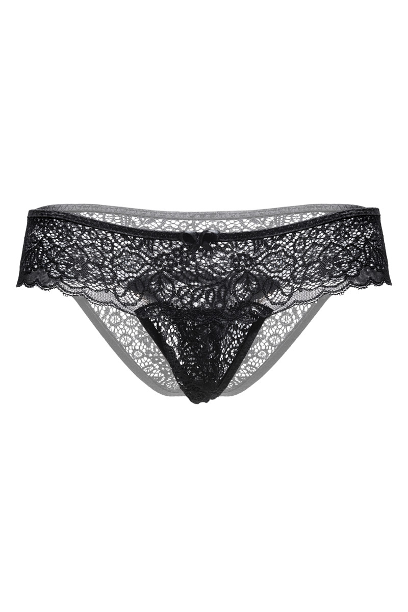 картинка Трусы Eromantica, Juno, с доступом, черные, 52-54 от магазина ErosMania