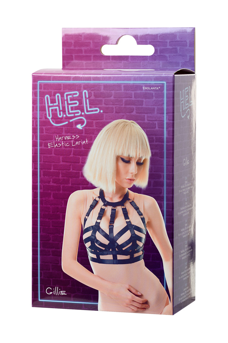 картинка Стреп H.E.L. GIllie, текстиль, черный, OS от магазина ErosMania