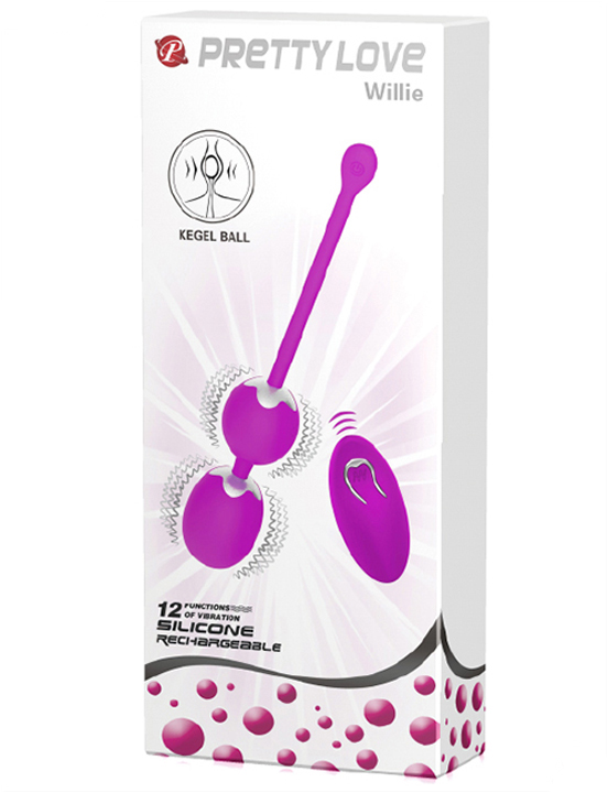 картинка Виброшарики Willie с дистанционным пультом, 34x200 мм от магазина ErosMania