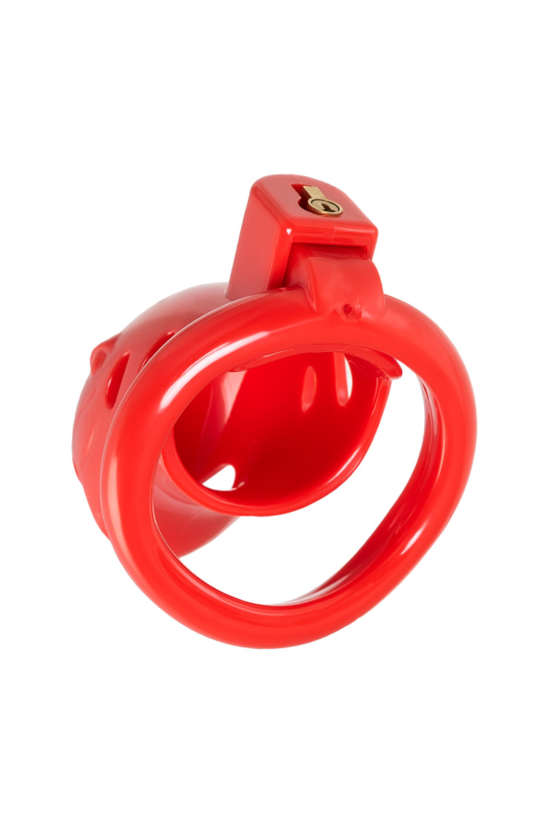 картинка Пояс верности мужской Black&Red by TOYFA, ABS пластик, красный, 10 см от магазина ErosMania