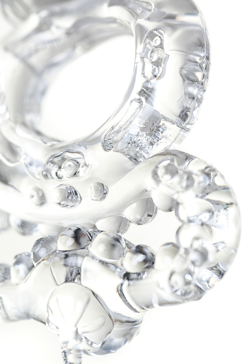 картинка Виброкольцо TOYFA, TPE, прозрачный от магазина ErosMania