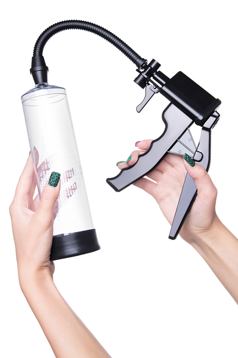 картинка Механическая помпа для пениса Sexus Men Erection Mads, ABS-пластик, черная, 62 см от магазина ErosMania