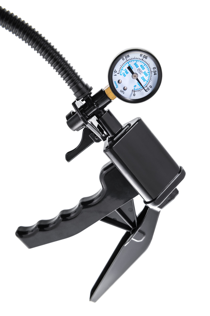 картинка Механическая помпа для пениса Sexus Men Training Viggo, ABS-пластик, черная, 62 см от магазина ErosMania