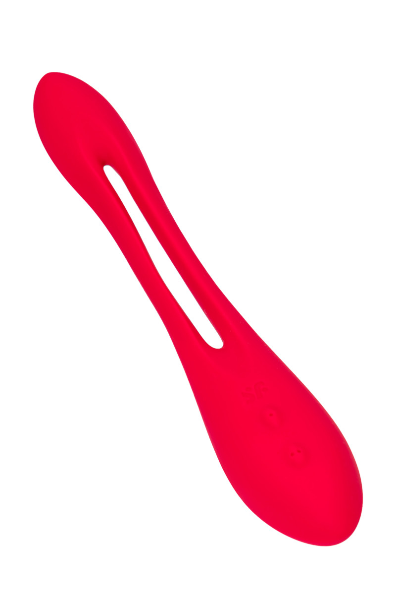картинка Многофункциональный вибратор для пар Satisfyer Elastic Joy, красный от магазина ErosMania