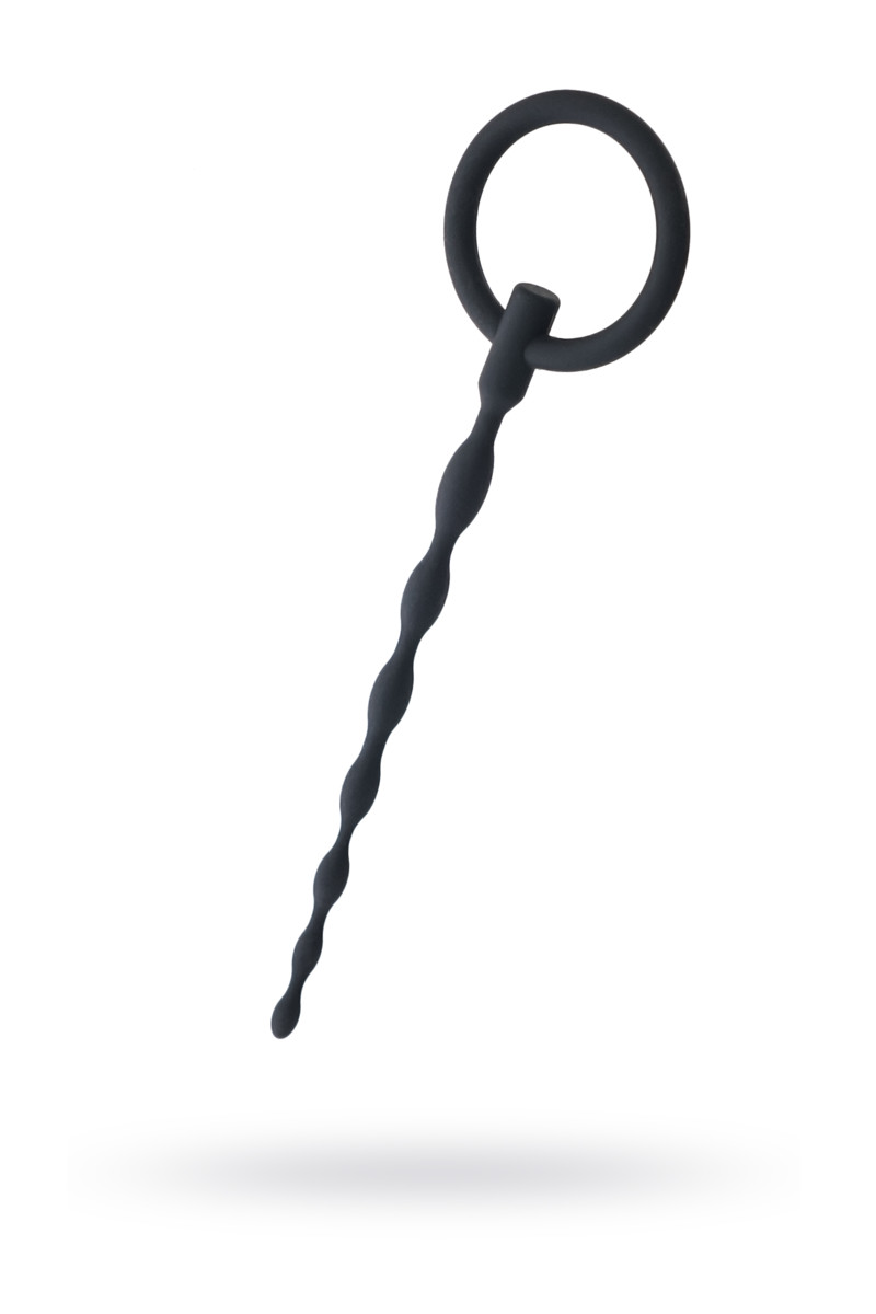 картинка Уретральный плаг Black&Red by TOYFA, силикон, чёрный, 16 см от магазина ErosMania