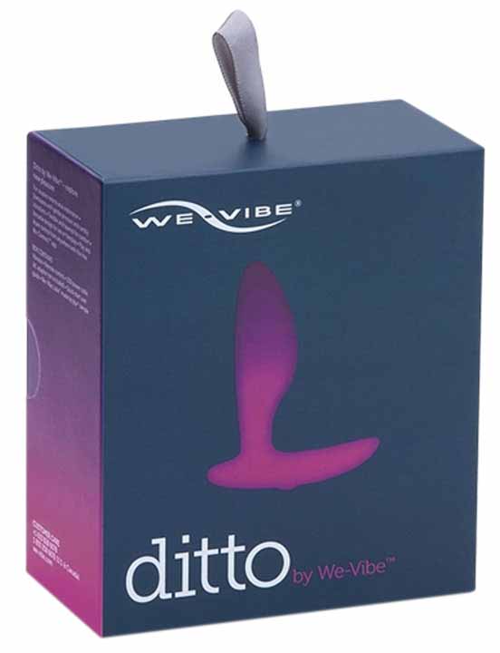 картинка Анальная вибровтулка We-Vibe Ditto, фиолетовый, 88x32 мм от магазина ErosMania
