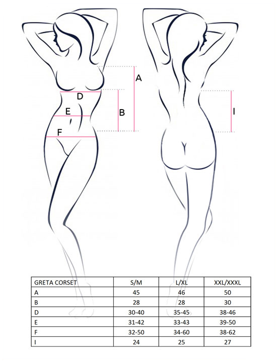 картинка Корсет с подвязками Greta, розовый, S/M от магазина ErosMania