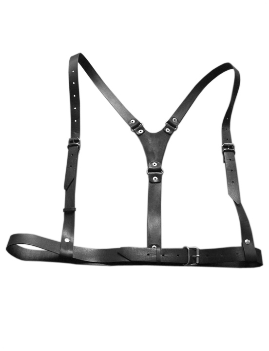 картинка Портупея, чёрная кожа от магазина ErosMania