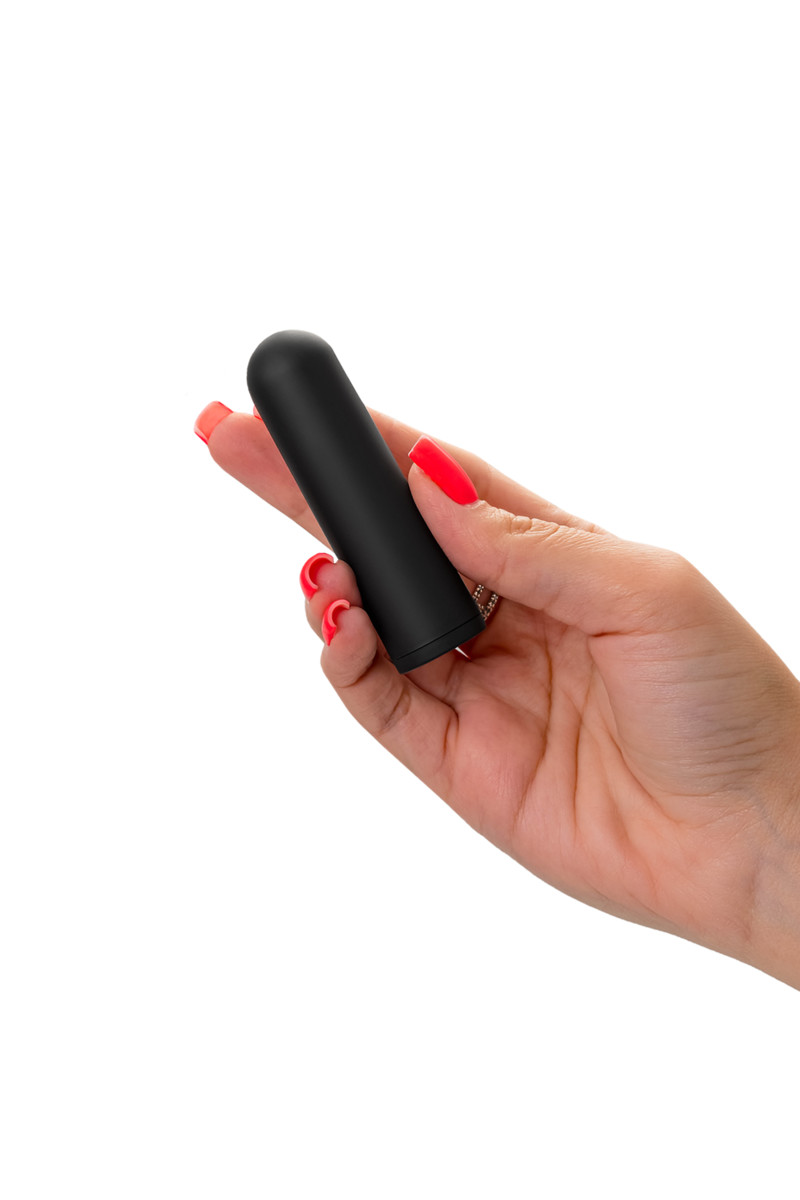 картинка Вибропуля RealStick CALIBER, черная от магазина ErosMania