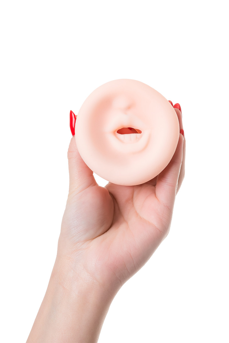 картинка Насадка на помпу Sexus Men LITTLE MOUTH, TPE, телесный, 7,5 см от магазина ErosMania