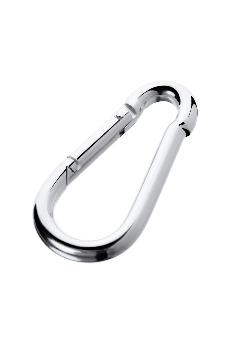 картинка Карабин TOYFA Metal, металл, серебряный, 8 см от магазина ErosMania