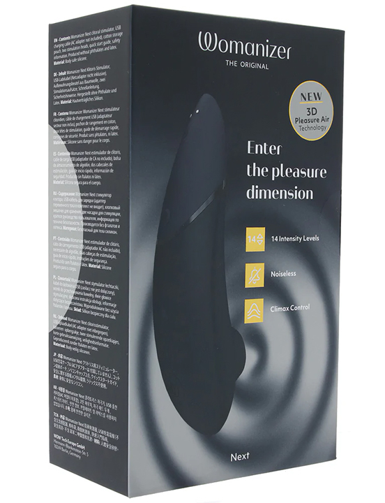 картинка Клиторальный стимулятор Womanizer Next, чёрный от магазина ErosMania