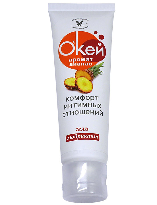 картинка Гель-смазка «О'кей аромат ананас», 50 г от магазина ErosMania