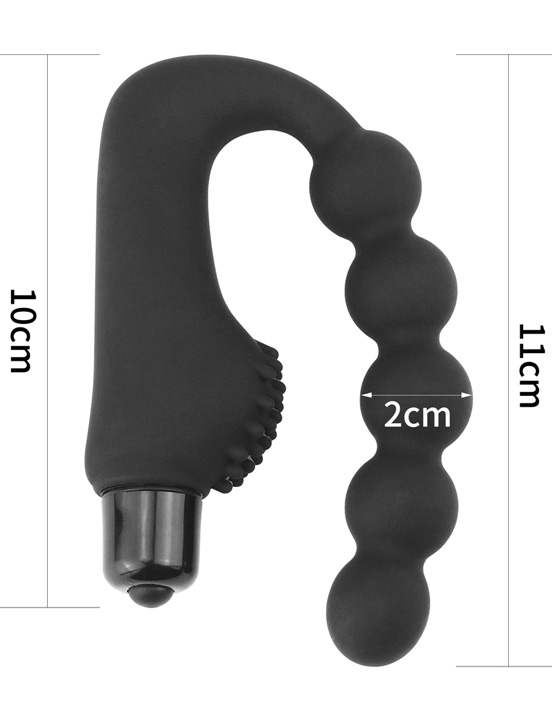 картинка Анальный стимулятор Power Beads, чёрный от магазина ErosMania