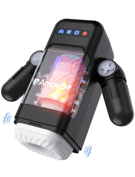 картинка Инновационный робот-мастурбатор Game Cup, чёрный от магазина ErosMania