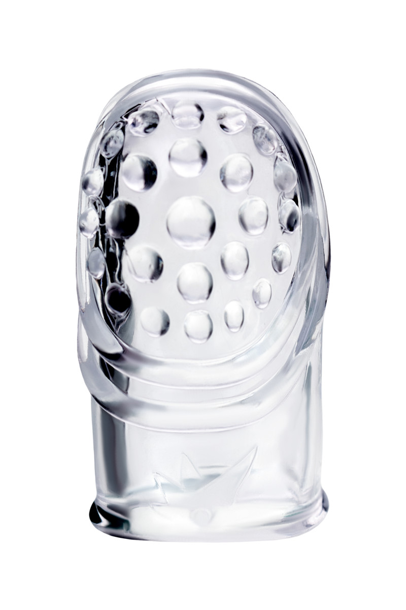 картинка Комплект насадок на палец A-toys Favi, TPE, прозрачный, 3,5 см от магазина ErosMania