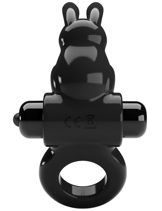 картинка Виброкольцо зайчик, 10 режимов, TPR, d24x44 мм от магазина ErosMania