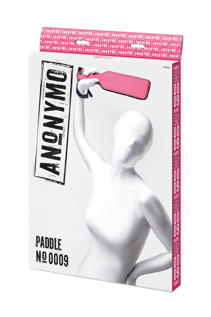 картинка Шлепалка Anonymo #0009, полиэстер, красная, 37 см от магазина ErosMania