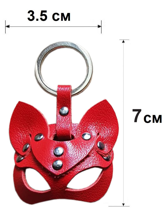 картинка Сувенир-брелок «Кошка», красный от магазина ErosMania