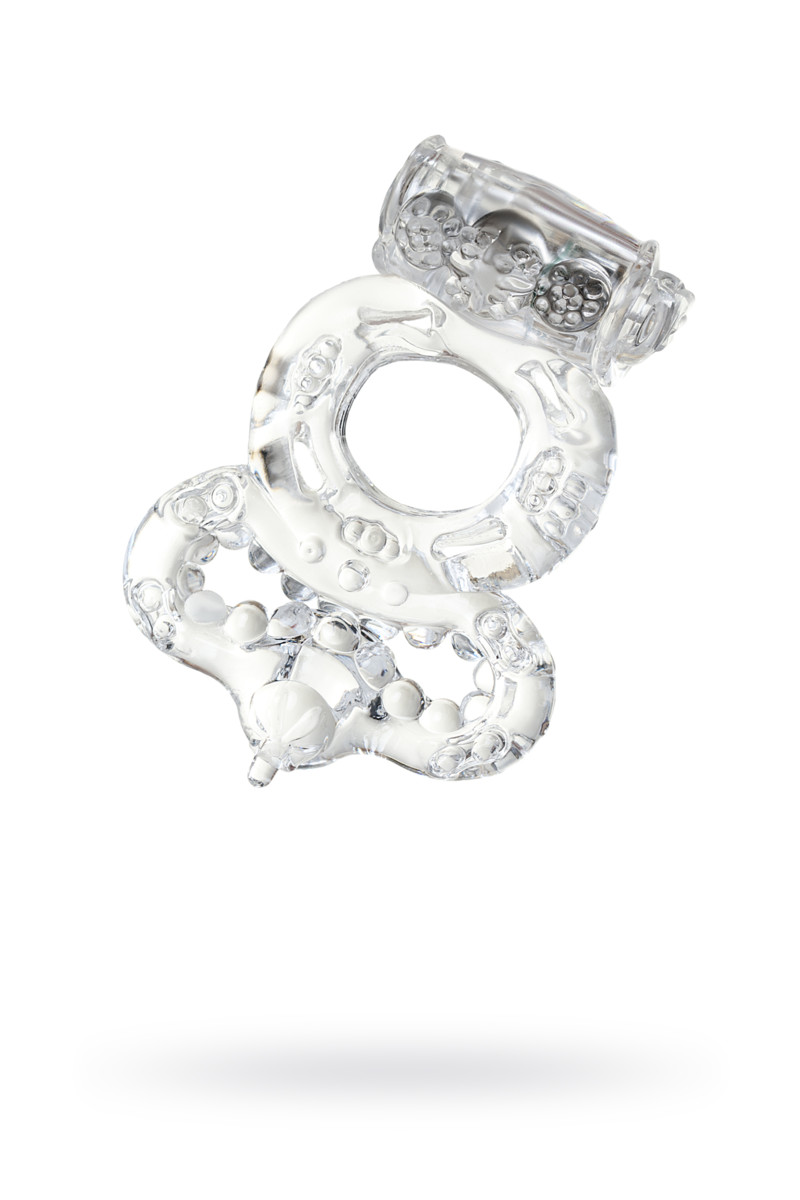 картинка Виброкольцо TOYFA, TPE, прозрачный от магазина ErosMania