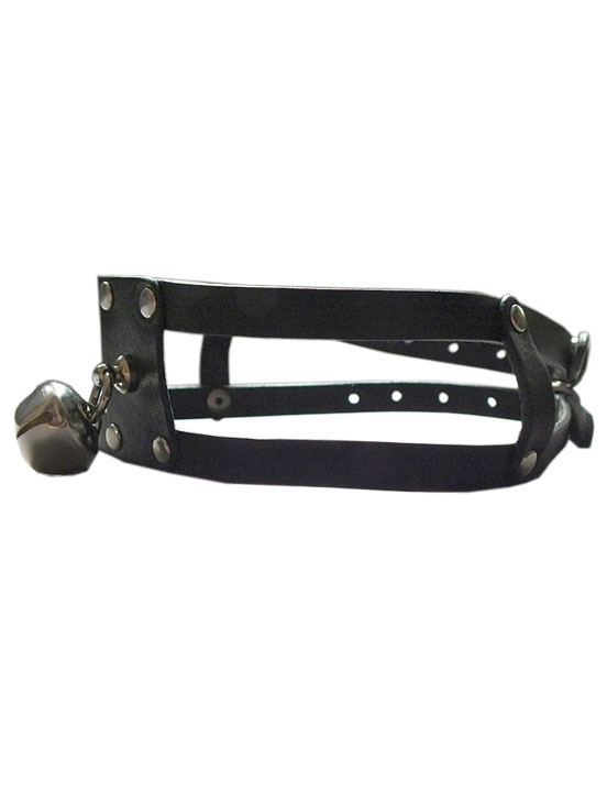 картинка Ошейник с колокольчиком, чёрный от магазина ErosMania