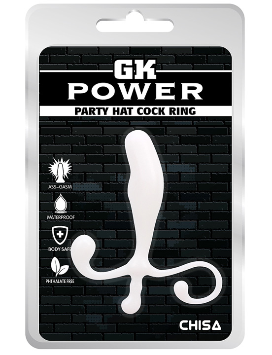 картинка Стимулятор простаты, белый, 25x125 мм от магазина ErosMania