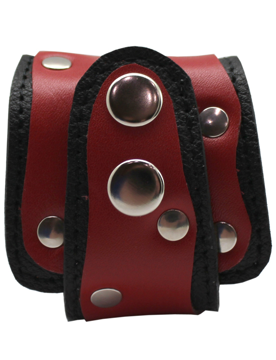 картинка Браслет чёрно-красный «треугольник», размер универсальный от магазина ErosMania