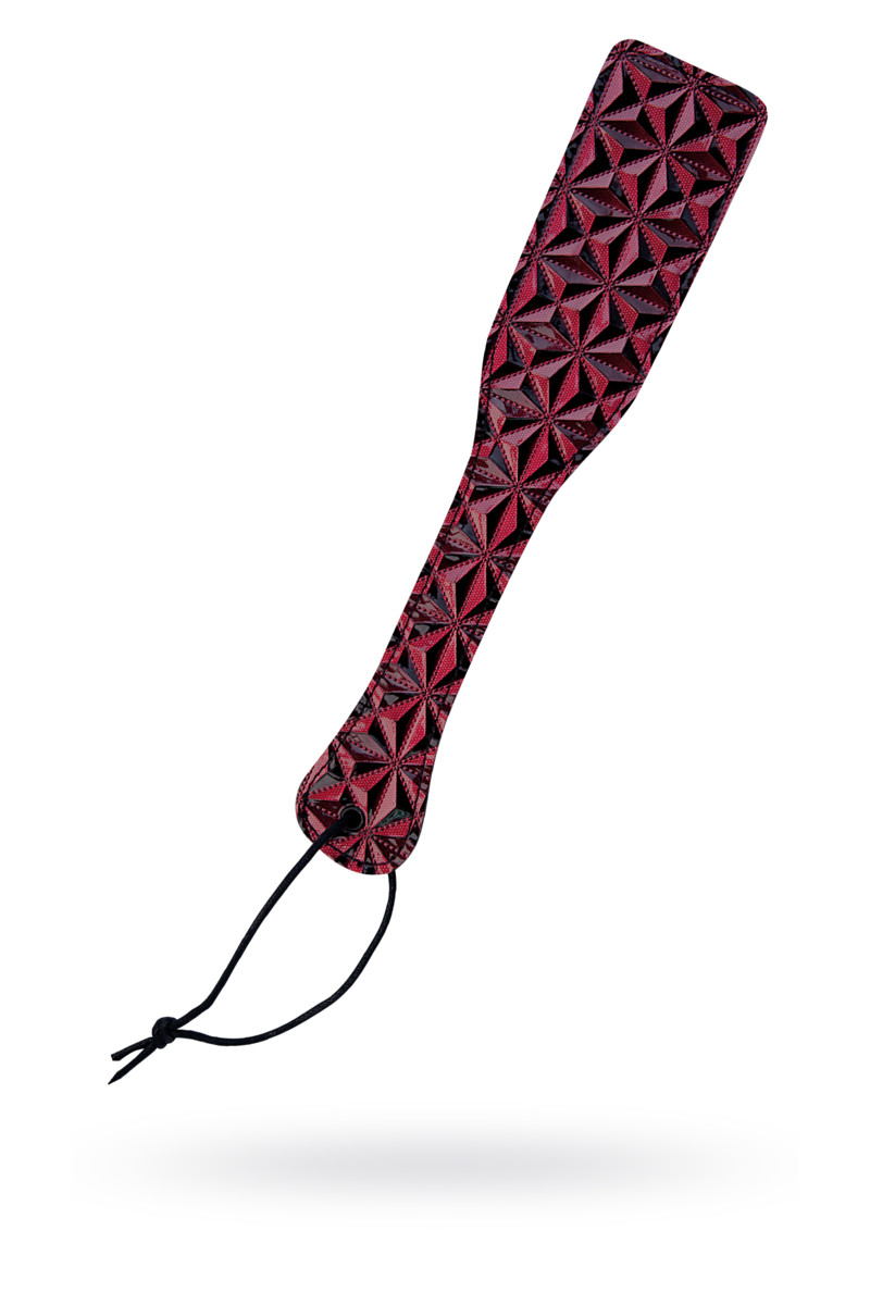 картинка Шлепалка TOYFA Theatre из материала с 3d эффектом, красная от магазина ErosMania