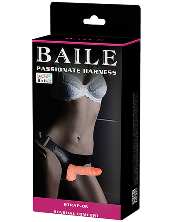 картинка Страпон на трусиках, ультраскин, 40x140 мм от магазина ErosMania