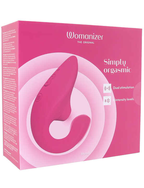 картинка Клиторальный стимулятор Womanizer Blend, малиновый от магазина ErosMania
