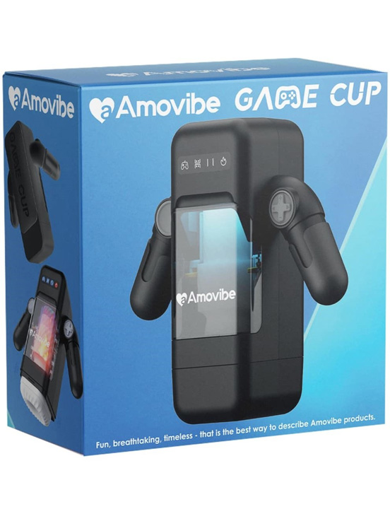 картинка Инновационный робот-мастурбатор Game Cup, чёрный от магазина ErosMania