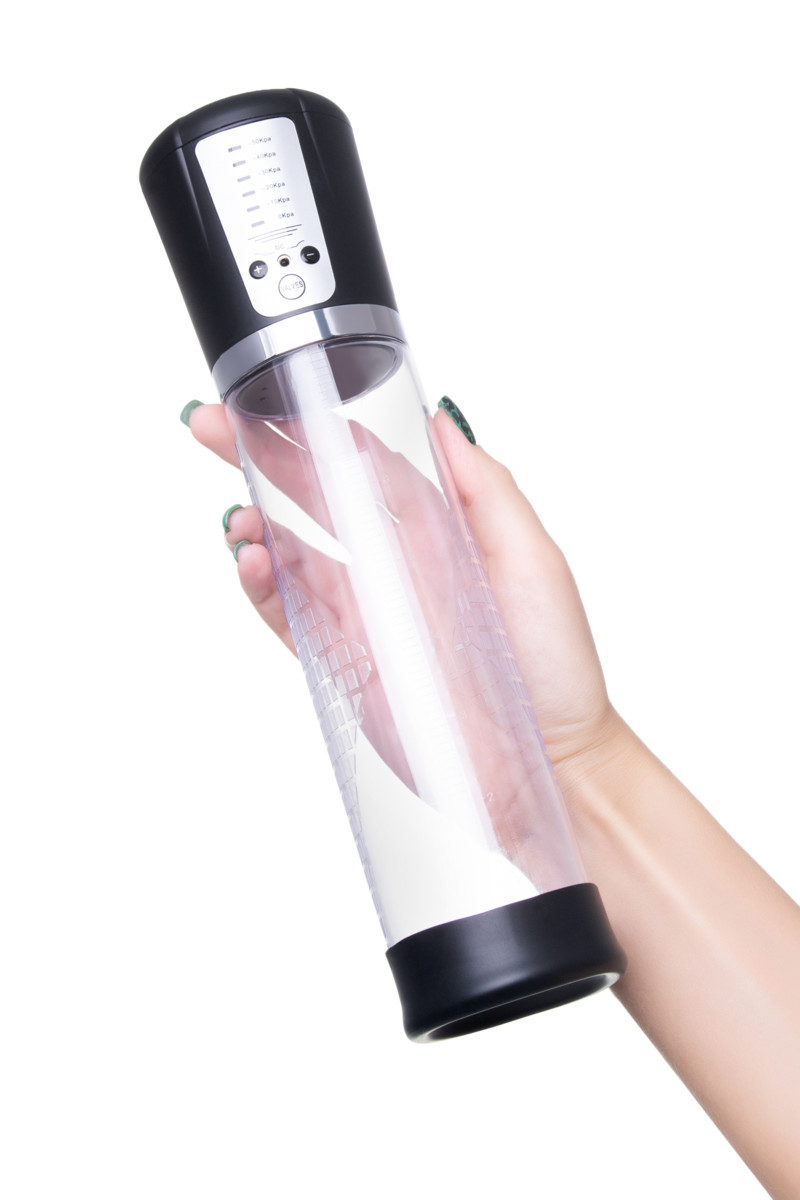 картинка Автоматическая помпа для пениса Sexus Men Expert Sigurd, ABS-пластик, черная, 29 см от магазина ErosMania