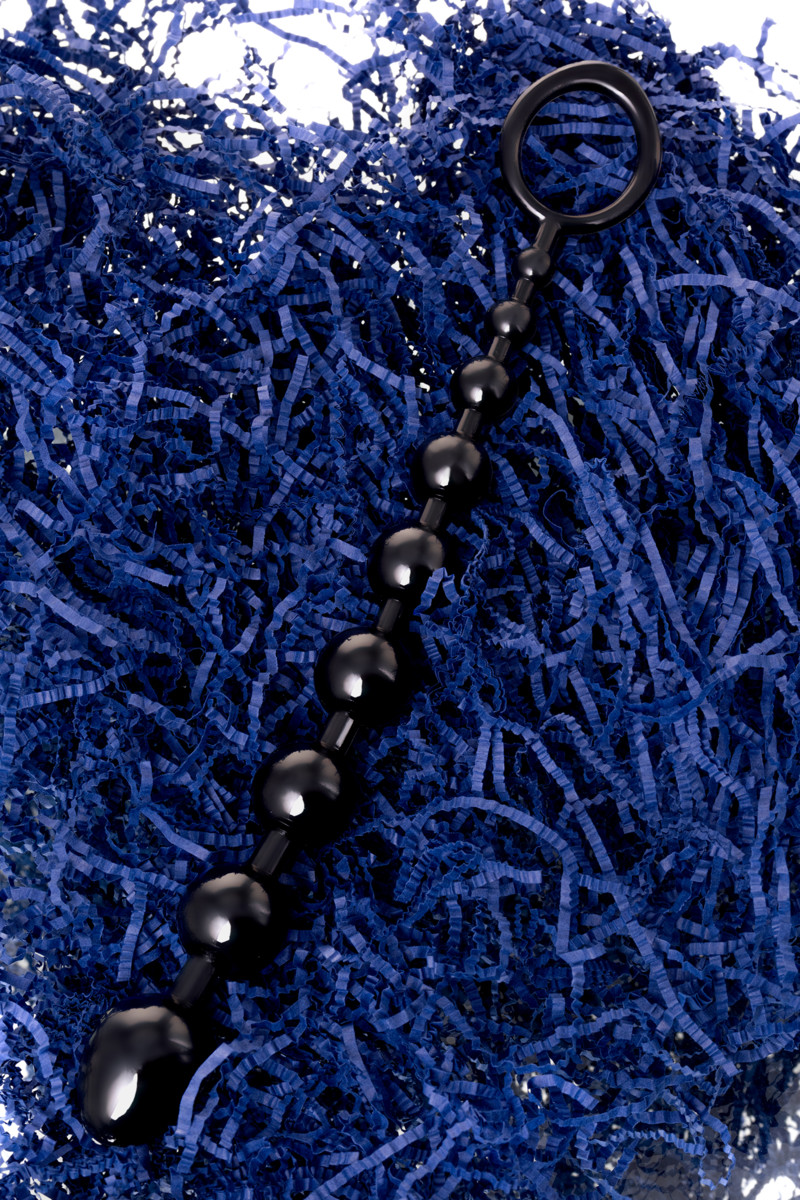 картинка Анальная цепочка A-Toys by TOYFA Talis, TPE, черный, 28,3 см от магазина ErosMania