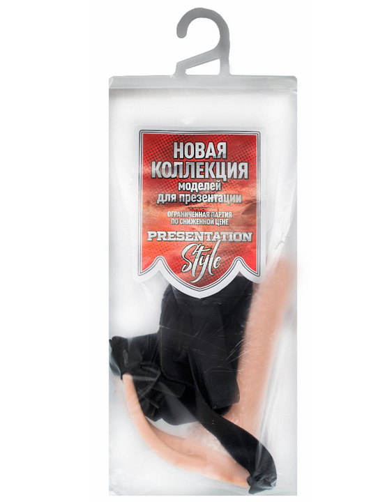 картинка Фаллоимитатор поясной пустотелый с бандажом от магазина ErosMania